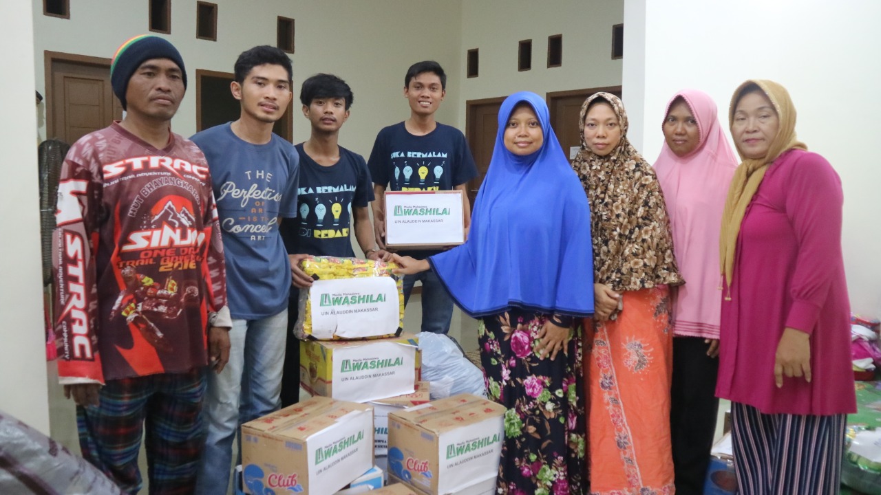 Gambar Peduli Korban Tsunami Palu, Washilah UIN Alauddin Salurkan Bantuan